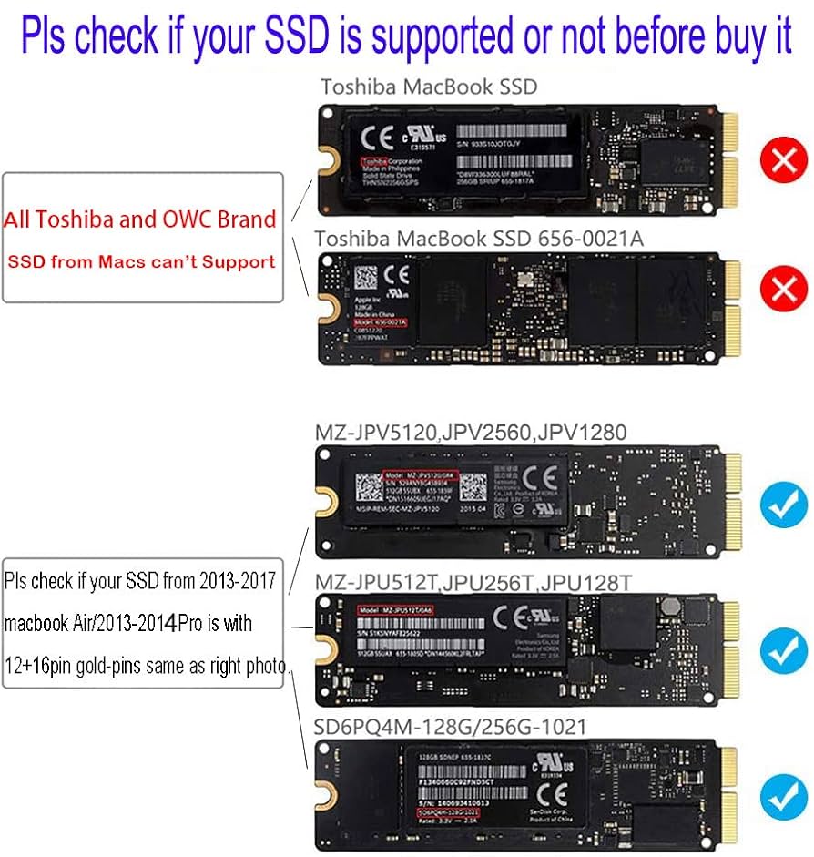 マックssd Amazon | M.2 NGFF 2280 SATA SSD → APPLE 2011 2010 Macbook